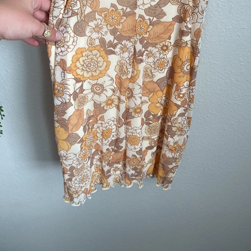 NWOT - FLORAL DRESS - FALL TONES - FOREVER 21 - NEVER WORN / NEW - Picture 10 of 14